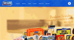 Desktop Screenshot of laticinioservulo.com.br